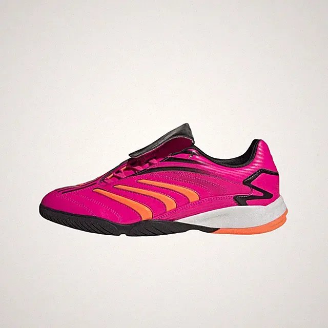 Adidas Predator Sala Pink Lucid Orange Black BRAND NEW INDOOR SOCCER!-IH7084