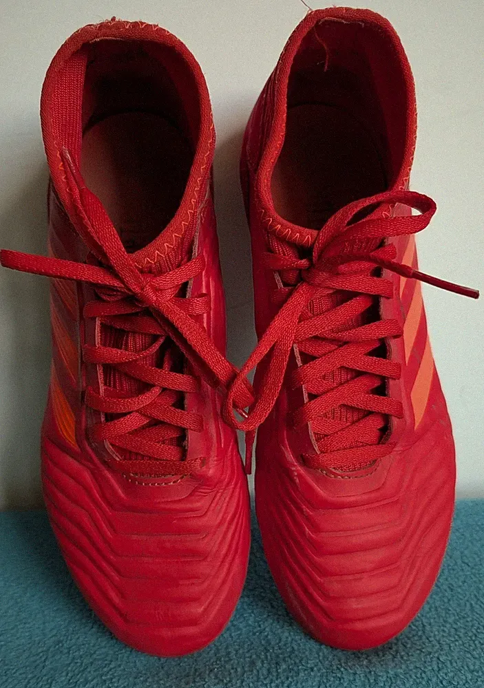 Adidas Predator Soccer Cleats PBB 698007 Red Size 5.5