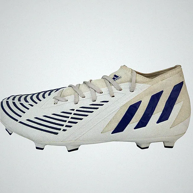 Adidas Predator Soccer Cleats Shoes Mens Size 12 White Blue Firm Ground GW2269
