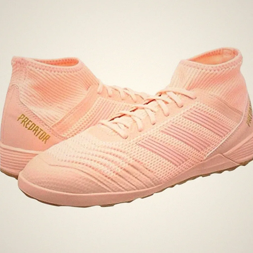 Adidas Predator Tango 18.3 Indoor Soccer Cleats Mens 11.5 Pink/Brown Shoes
