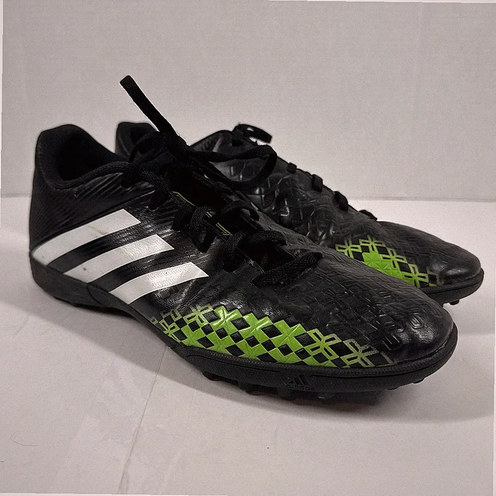 Adidas Predito LZ TRX TF Indoor Soccer Cleats Boys Size 6 Green Black