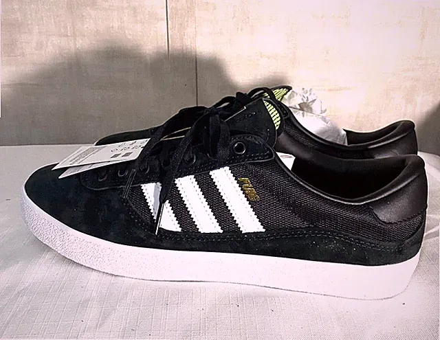 Adidas Puig Men's Indoor Originals Shoes Low Top Sneakers Black GW5614 Size 10.
