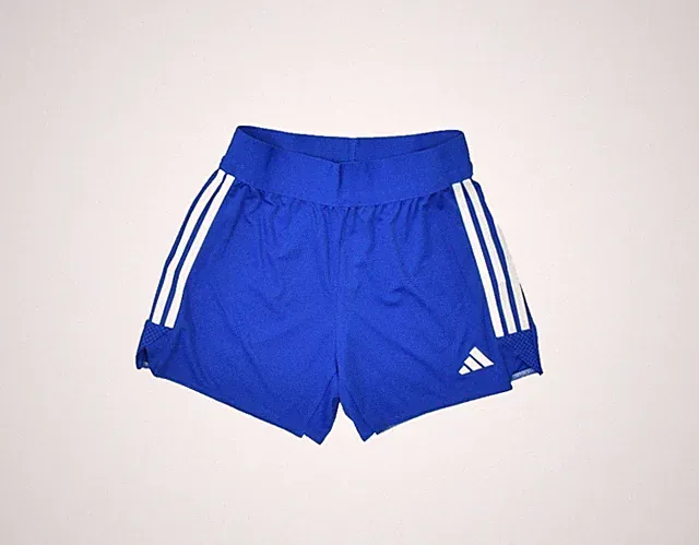 Adidas Royal Blue 3-Stripe Soccer Athletic Shorts Women's Size XS Regular Fit