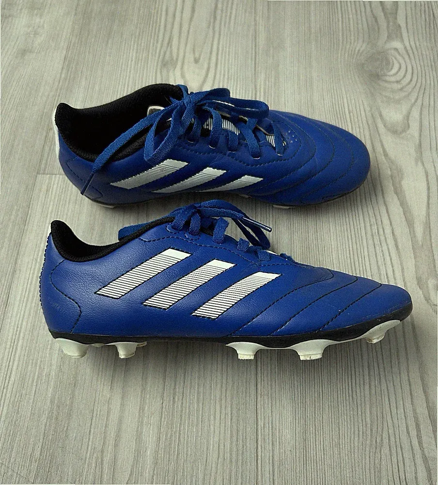 adidas Royal Blue and White Soccer Cleats