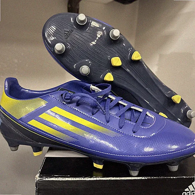 ADIDAS RS7 TRX SG III SOFT GROUND CLEATS MEN PURPLE YELLOW G64654