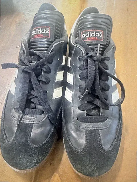 Adidas Samba Black White Gum Indoor Soccer Shoes Mens US 7