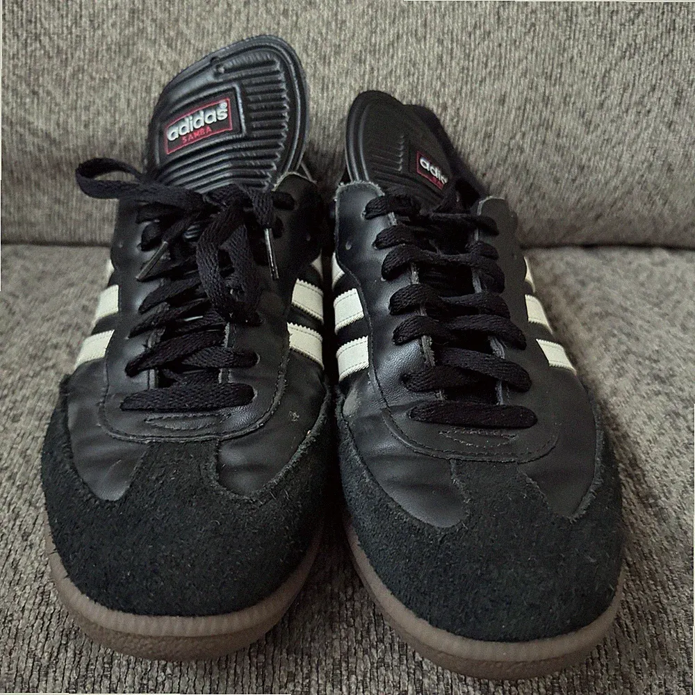 Adidas Samba Classic Black White Gum Indoor Soccer Shoes 034563 Men’s Sz 11 GUC