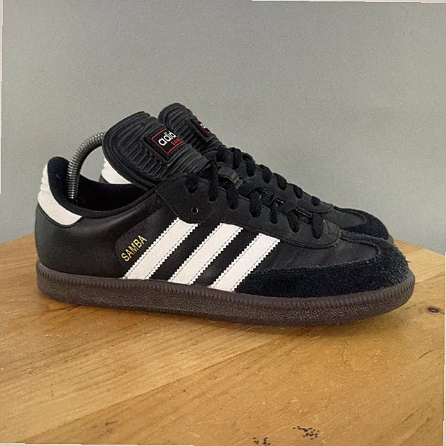 adidas Samba Classic Mens Size 8 Shoes Sneakers Black Dark Gum Indoor Soccer