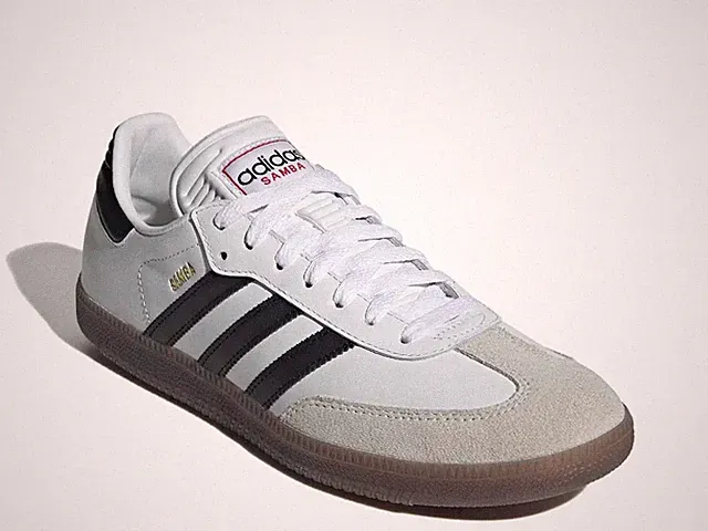 adidas Samba Indoor Unisex Leather Low Top Lace-Up Sneakers