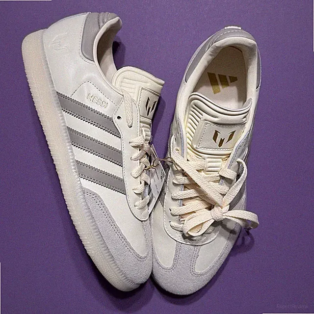 Adidas Samba Indoor x Lionel Messi Cream White Shoes JQ0266 Soccer Men’s 8.5