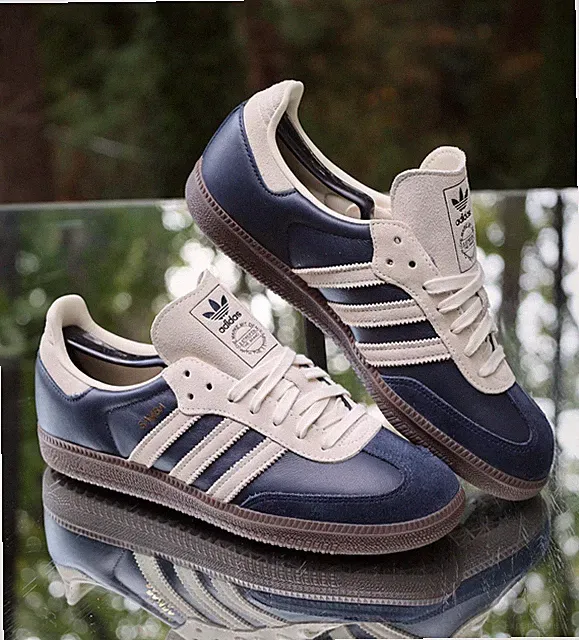 Adidas Samba OG Aurora Ink Cream Men’s Size 9 Custom JI3217