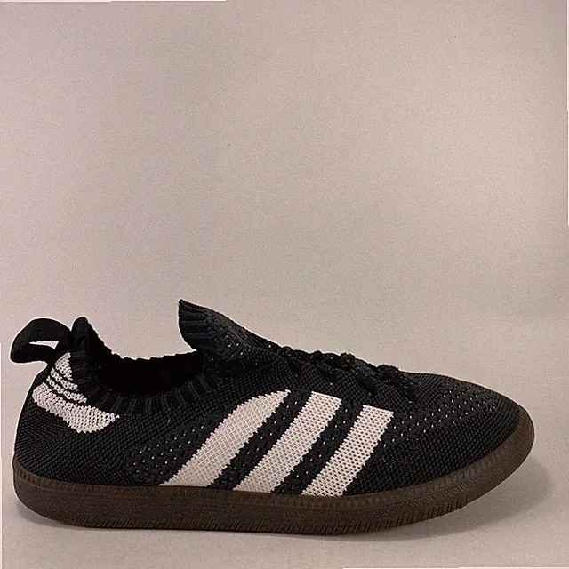 adidas Samba Sock Primeknit Mens Size 8 Black White Gum Soccer Sneakers PK Sock