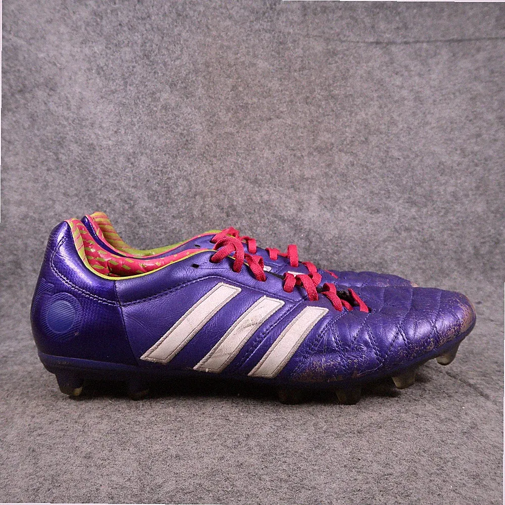Adidas Shoes Mens 10.5 11pro Football Boots Soccer Cleats Leather Purple D67549