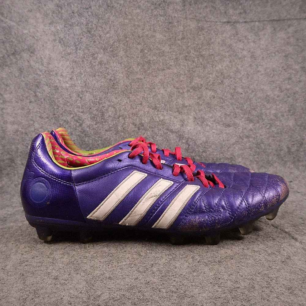 Adidas Shoes Mens 10.5 11pro Football Boots Soccer Cleats Leather Purple D67549