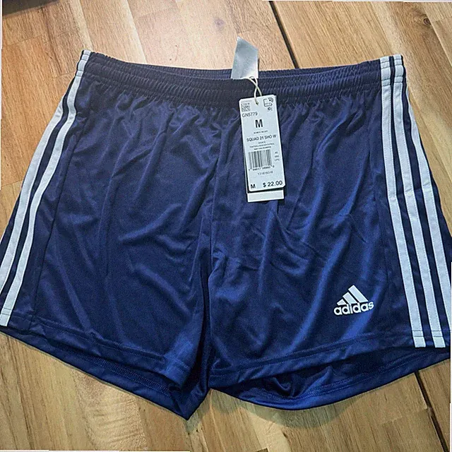 Adidas Shorts Womens M Navy Squadra 21 Sports Soccer Athletic GN5779 New