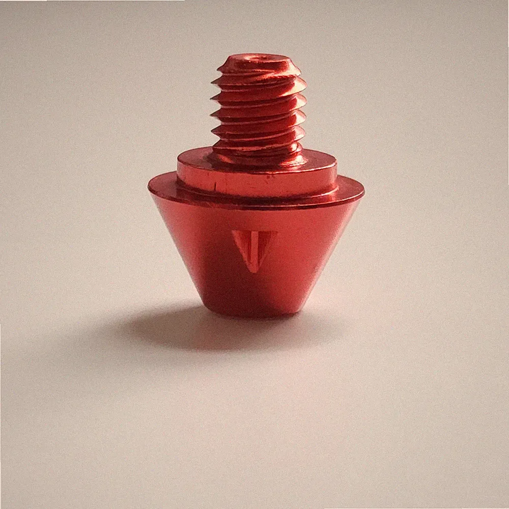 Adidas Single Replacement Soccer Metal Red Front Stud 8mm Soft Ground Cleats