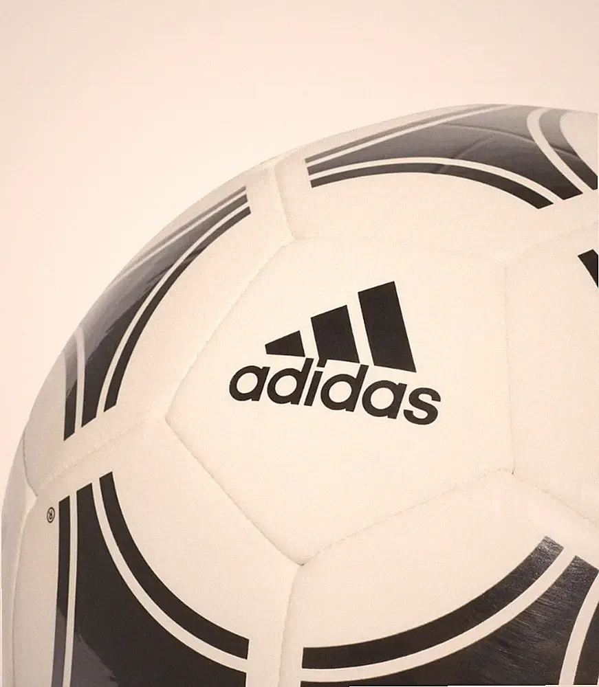 Adidas Size 3 Soccer Ball White Black Machine Stitched Durable for Ages 12 Plus