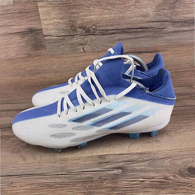 Adidas Size 5.5 X Speedflow.2 FG Soccer Cleats White Blue GW7474