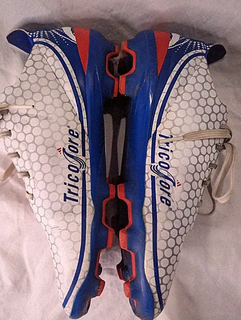 Adidas Size 5 Gamemode FG Firm Soccer Cleats GV6872 Red Blue Pre-owned Tricolore
