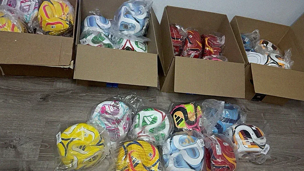 Adidas Size 5 Multicolor Soccer Balls .. $18 each
