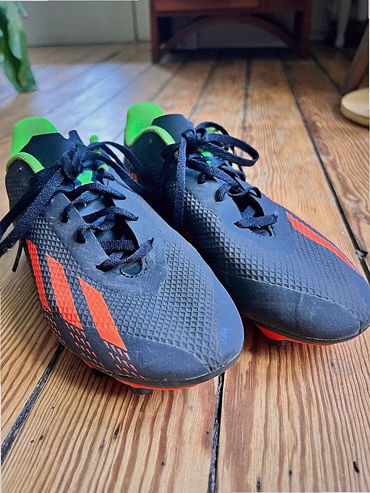 adidas Soccer Cleats Black/Green/Orange US men’s Size 8