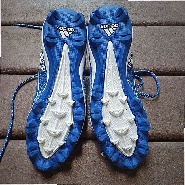 Adidas Soccer Cleats Blue with High Traction Sole