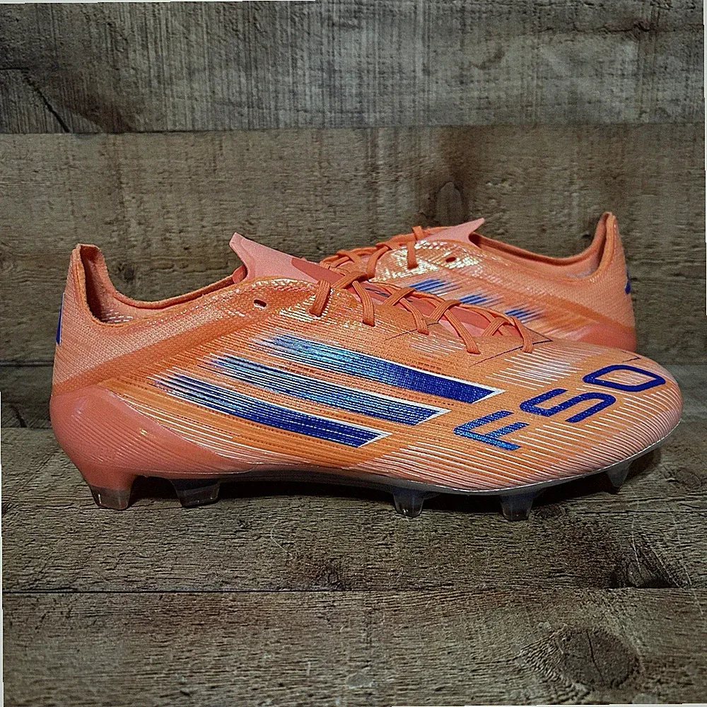 Adidas Soccer Cleats F50 Elite Firm Ground Soccer Cleats Mens 7 Orange JH7618