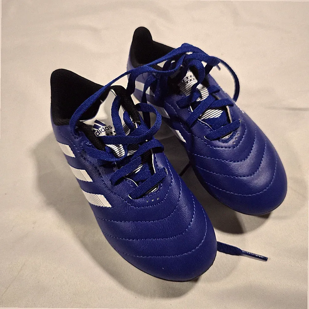 ADIDAS Soccer Cleats GOLETTO- Blue Unisex GW6162 Size 13k 13y Youth Kids