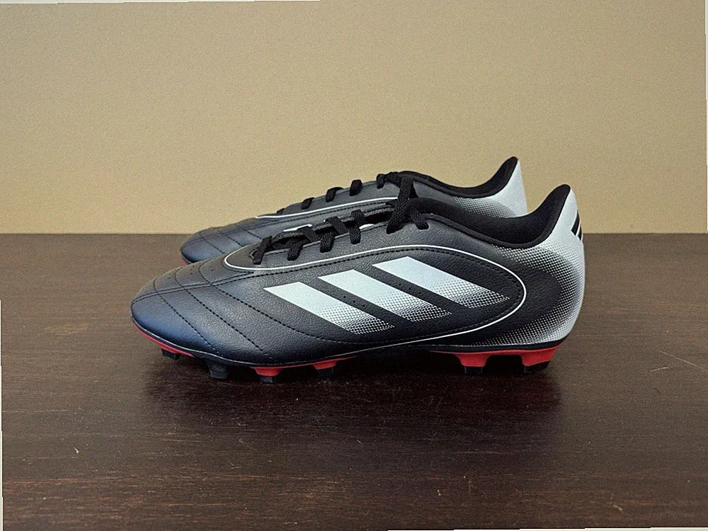Adidas Soccer Cleats Goletto IX FG/MG Mens Sz 10.5 Brand NEW Black/Red - No Box
