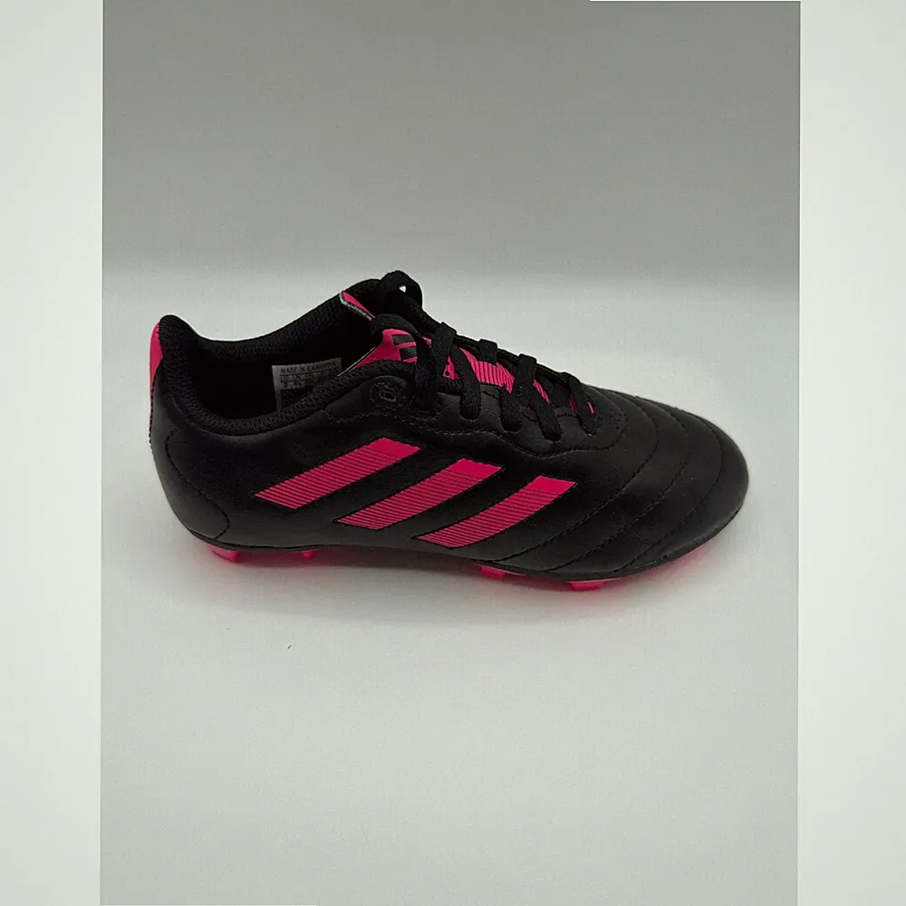 Adidas Soccer Cleats Kids 2, EU 33.5, Black Pink Goletto VIII FG J GX6907, NWOB
