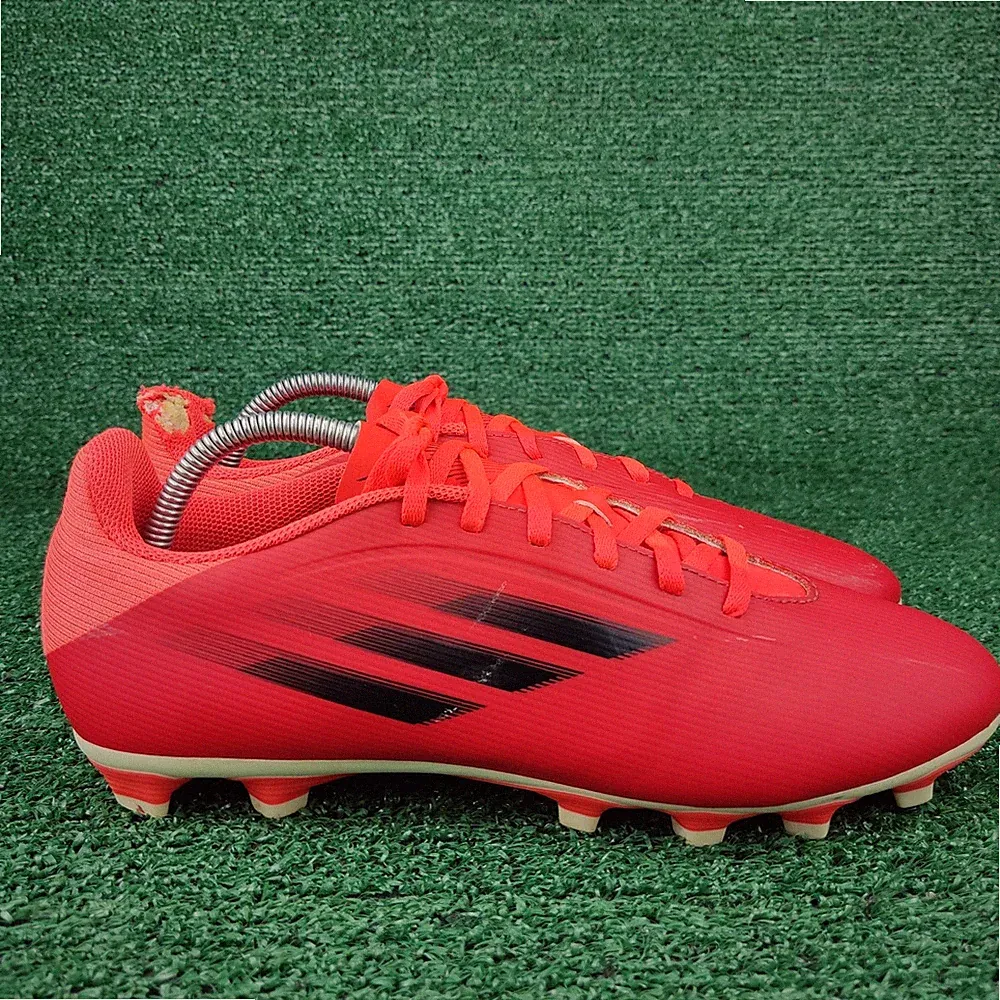 Adidas Soccer Cleats Mens 9.5 Red X Speedflow.4 FxG FY3293 Flexible Ground Shoes