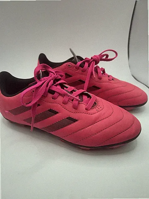 Adidas Soccer Cleats Pink Black FG Firm Ground Youth Sz 3.5 Kids Football Boots