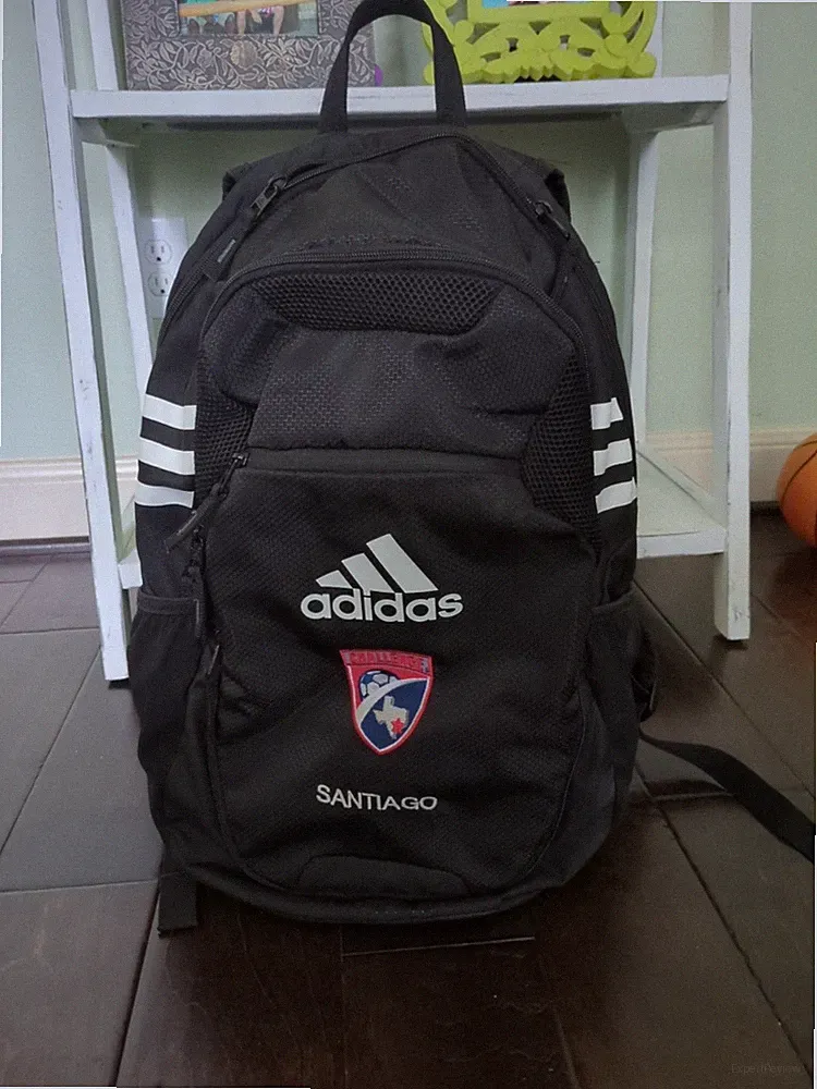 Adidas Soccer Club Backpack With Ball Holder Barely Used