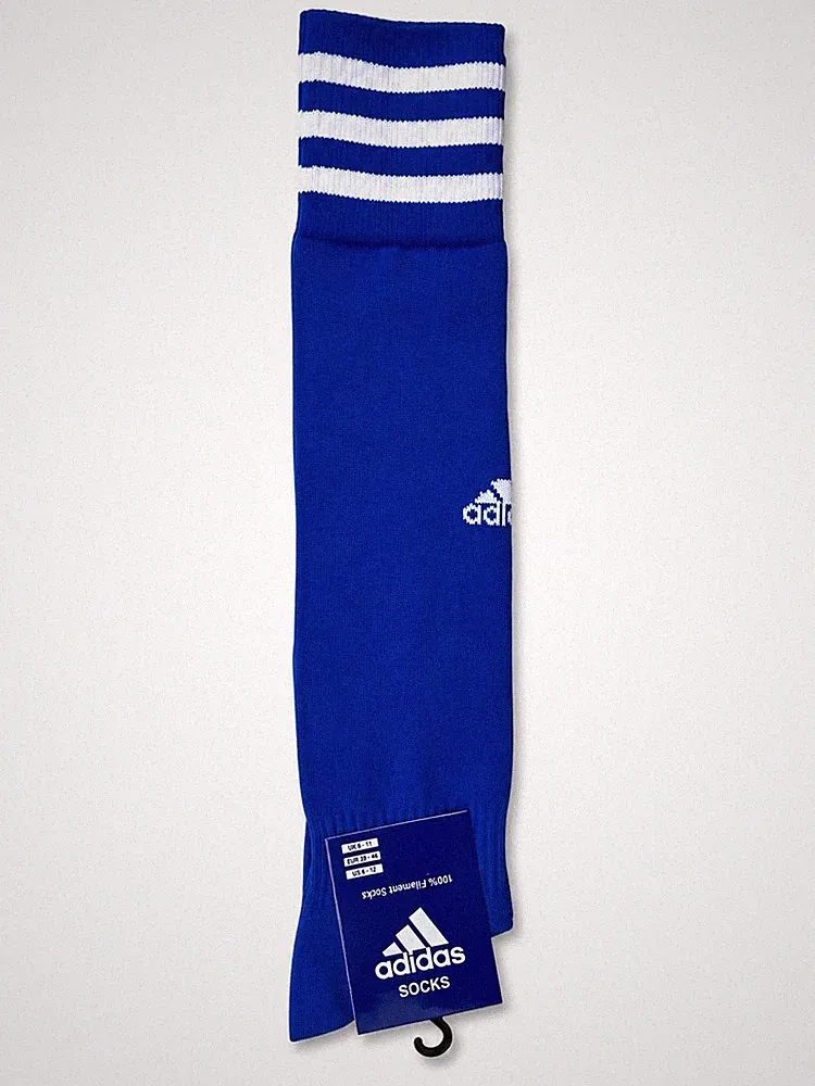 Adidas Soccer Football Socks 3 Stripe Sports Socks Size 10-13 New