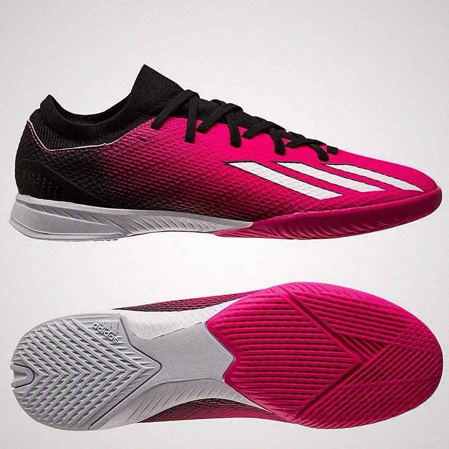 Adidas Speedportal Indoor Junior Kids Soccer Shoe Cleat Pink Shoe Footwear #063