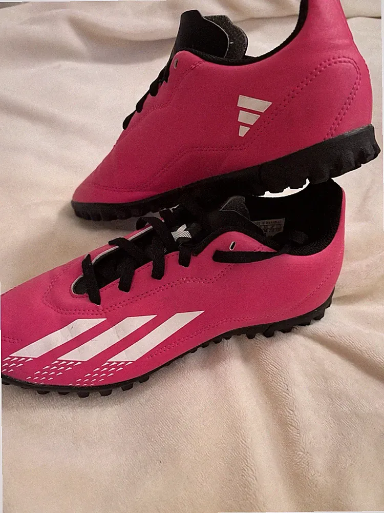Adidas SpeedPortal TF Turf SoccerFootball Boots Pink SIZE 4 Youth, Cleats NEW