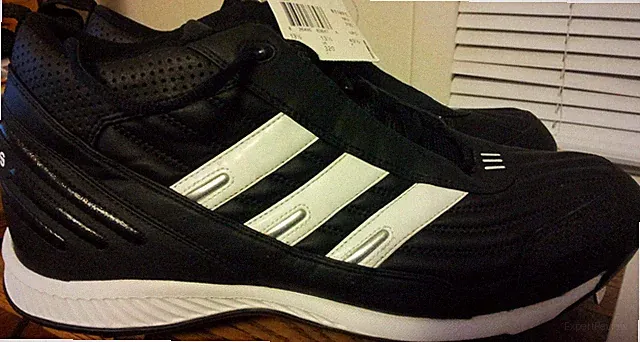 Adidas Spinner IV Baseball Cleats Mens Size 14 M 3/4 Black White Leather Solid