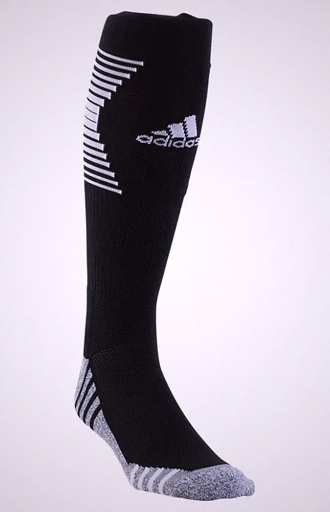 ADIDAS Team Speed 3 OTC Soccer Socks Black White Youth Mens S Fits13c-4y M 5-8.5