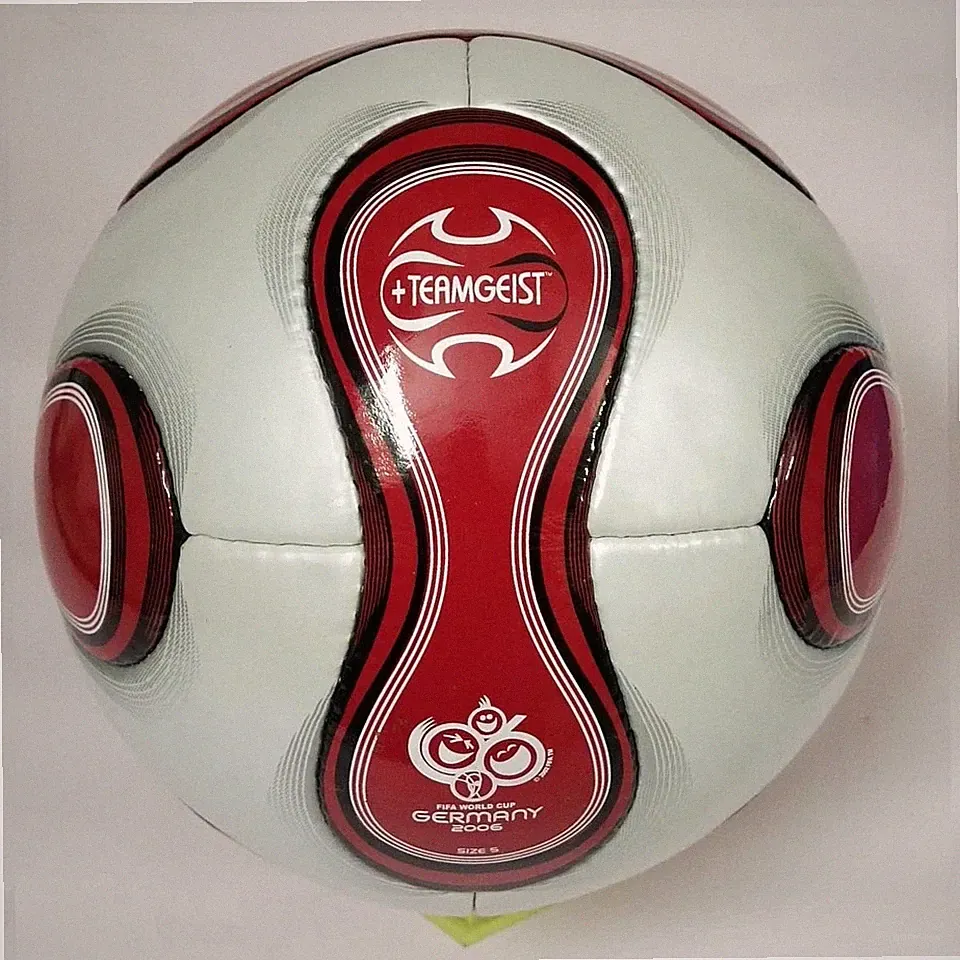 Adidas Teamgeist Red FIFA World Cup Germany 2006 Match Soccer Ball Size 5