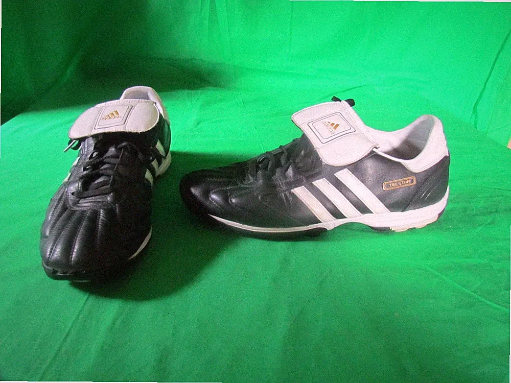 Adidas Telstar ART 462511 Soccer Cleats Turf Shoes Mens Size 12 Black Leather