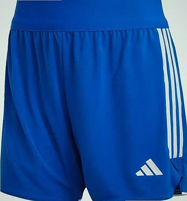 Adidas TIRO 23 Women's Soccer/Football Shorts Blue/White HR9756 New