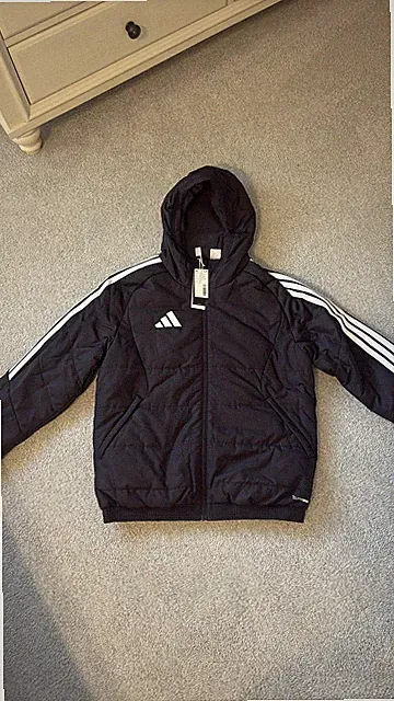 Adidas Tiro 26 Winter Jacket Men’s Black Insulated Soccer Training Coat