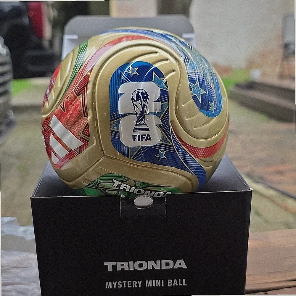 Adidas Trionda Gold Mystery Mini Soccer Ball Size FIFA Graphic