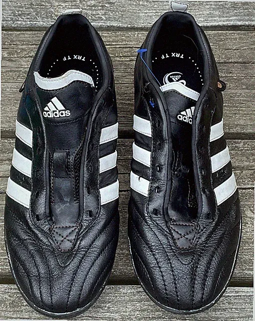 Adidas TRX TF Turf Soccer Black White PRB 698001 ART NO 014022 US Size 6 1/2