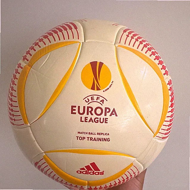 adidas UEFA Europa League FIFA Quality Training Soccer Ball Size 5 White/Red