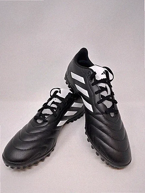 Adidas Unisex Goletto VIII TF Soccer Cleats-US:11.5/12.5, Black/White, K1(B451T)