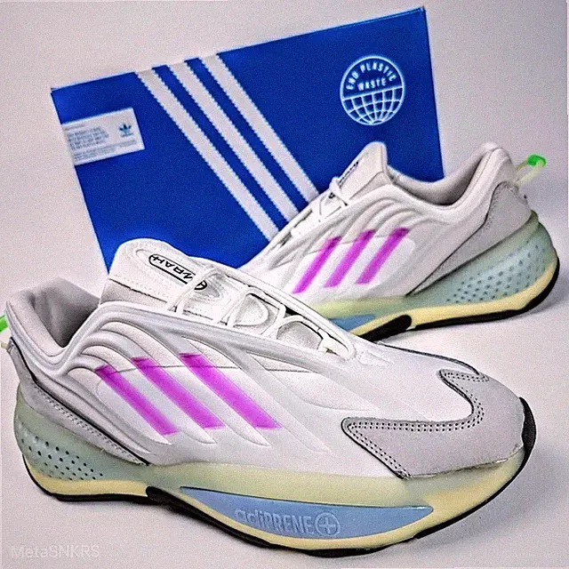 Adidas US 11 Men's White Grey Purple Blue Adiprene Rare Retro Ozrah H04207 New