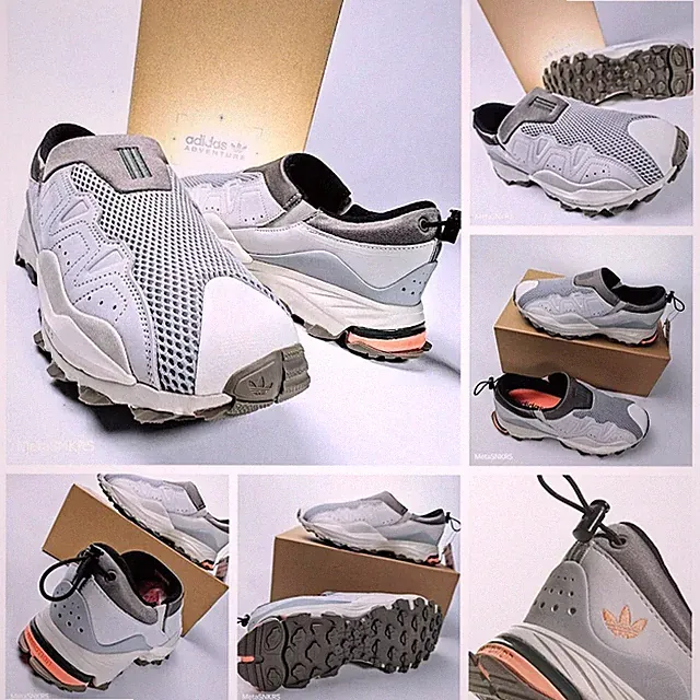 Adidas US 13 Men's Grey Aluminum Orange Outdoors Adventure Hyperturf HQ6501 New