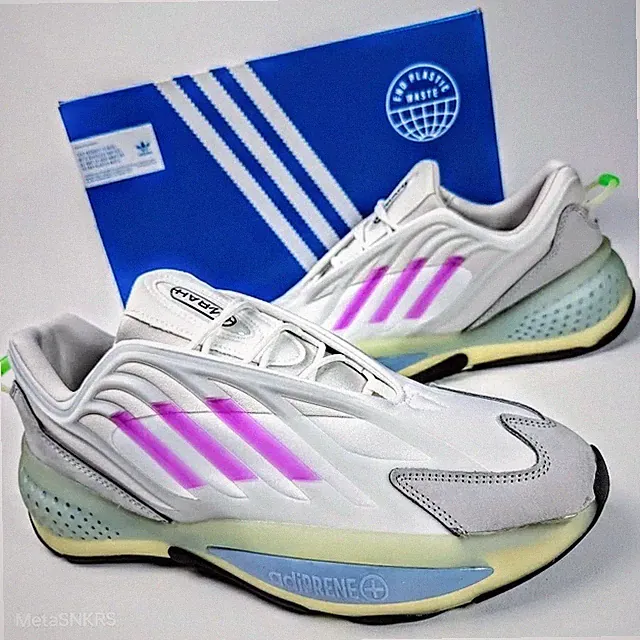 Adidas US 13 Men's White Grey Purple Blue Adiprene Rare Retro Ozrah H04207 New