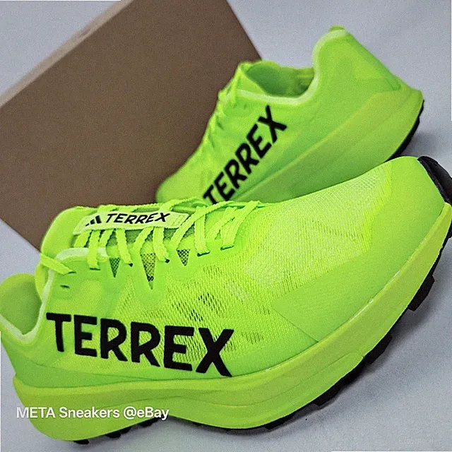 Adidas US 13 Men's Yellow Black Trail Running Rare Terrex Agravic JR5220 NIB